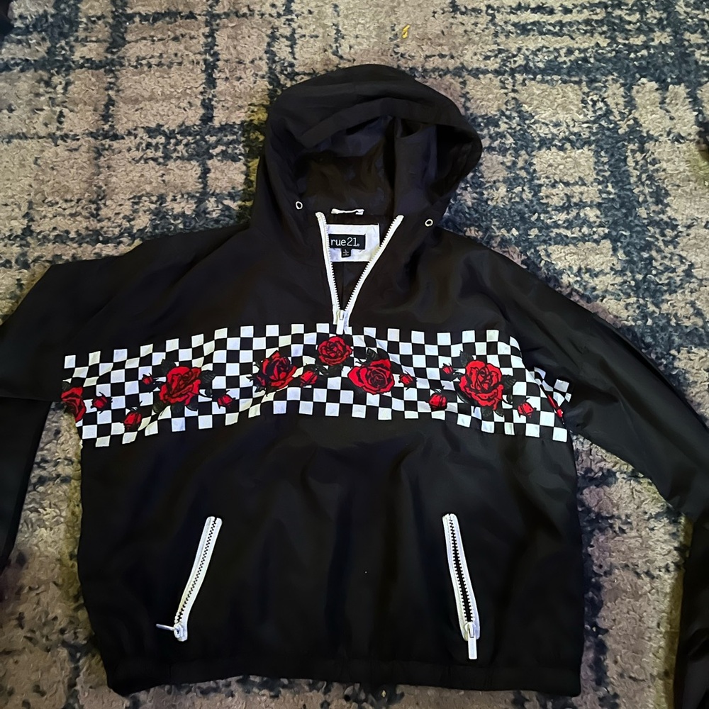 Brand new never worn windbreaker. From rue21